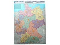 Nástěnná mapa - SRN POST LEIT